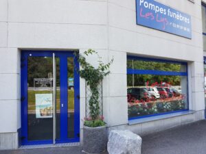 vitrine pompes funebres les lys